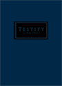 TESTIFY - MIDNIGHT BLUE COVER STOCK